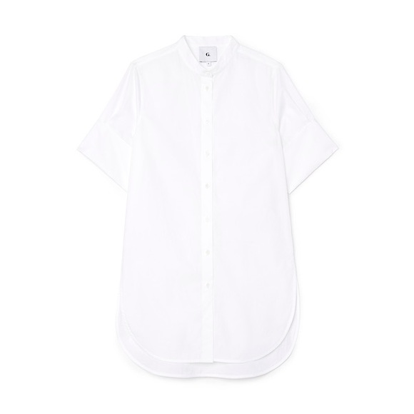 G. Label / White Short Sleeve Blouse / Size 0 - Picture 1 of 9